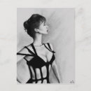 Search for original drawing postcards Black and white