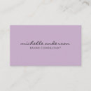 Search for colour consultant business cards Minimal