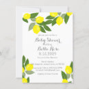 Search for lemons 4x6 invitations Botanical