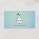 Search for water droplet business cards Plumber