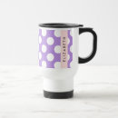 Search for purple polka dots mugs Pattern of dots