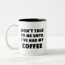 Search for talk mugs Don't talk to me