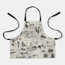 Search for newspaper aprons Vintage