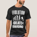 Search for skateboarder tshirts Evolution