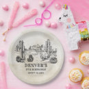 Search for vintage cowboy plates Wild west birthday