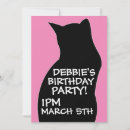 Search for black cats invitations For her