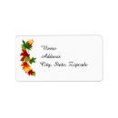 Search for green and gold return address labels Fall