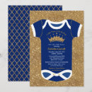 Search for royal baby boy shower invitations Navy blue