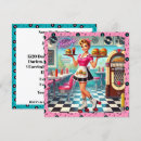 Search for shopping square invitations Retro