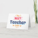 Search for best teacher ever cards Class