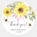 Search for yellow sunflower stickers Bumble bee