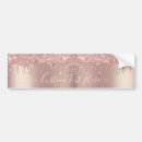 Search for glitter bumper stickers Rose gold