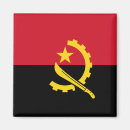 Search for angola square magnets World flags