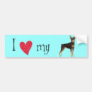 Search for pins bumper stickers Miniature pinscher