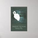 Search for waterfowl canvas prints White