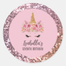 Search for unicorn monogram stickers Sparkle