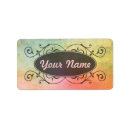 Search for art design return address labels Pattern