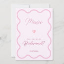 Search for pink bridesmaid cards Minimalist