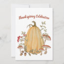 Search for gratitude party invitations Pumpkin