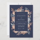 Search for gilded wedding invitations Floral