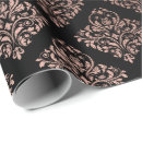 Search for black and rose gold wrapping paper Foil