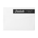 Search for black and white chalkboard return address labels Graduation