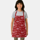Search for red christmas aprons Festive