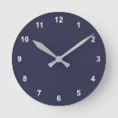 Search for dark navy blue clocks Modern