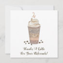 Search for a latte thank you cards Real estate