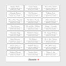 Search for formal stickers Black and white