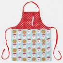 Search for cookies and milk aprons Santa