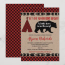 Search for black white buffalo check invitations Lumberjack