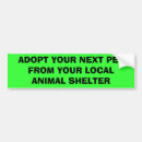 Search for adopt bumper stickers Animal
