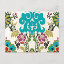 Search for decorative damask postcards Floral