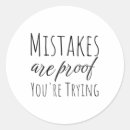 Search for mistakes stickers Quotes