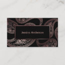 Search for paisley business cards Sophisticated