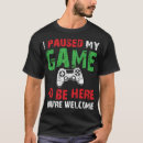 Search for gamer tshirts video games