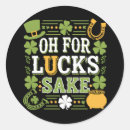 Search for luck stickers Leprechaun