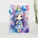 Search for fairy tale birthday cards Watercolor