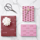 Search for hearts wrapping paper Pattern