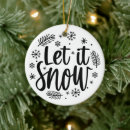 Search for let it snow christmas tree decorations Modern