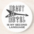 Search for heavy metal coasters Rock and roll