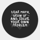 Search for math problem stickers Funny