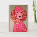 Search for pink poodle cards Animal
