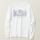 Search for blue wildflower tshirts Floral