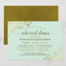 Search for mint rehearsal dinner invitations Formal