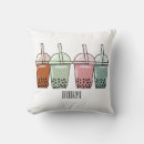 Search for bubble tea cushions Pearl milk tea