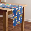 Search for rainbow colors table runners Pink