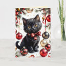 Search for cute kitten christmas cards Baubles