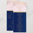 Search for anniversary wedding programs Pink
